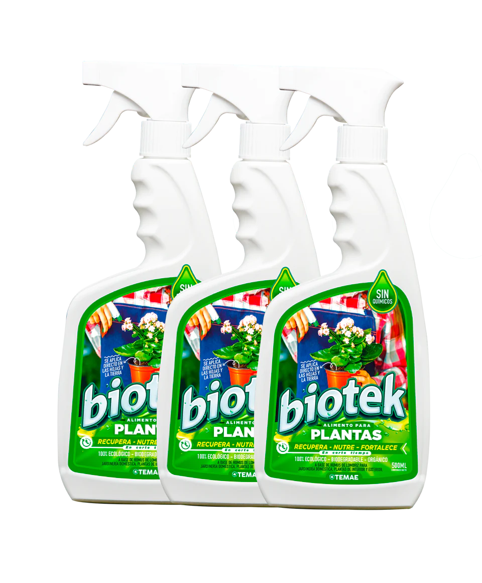 BIOTEK® ALIMENTO REVITALIZADOR DE PLANTAS EN 24H (500ML)