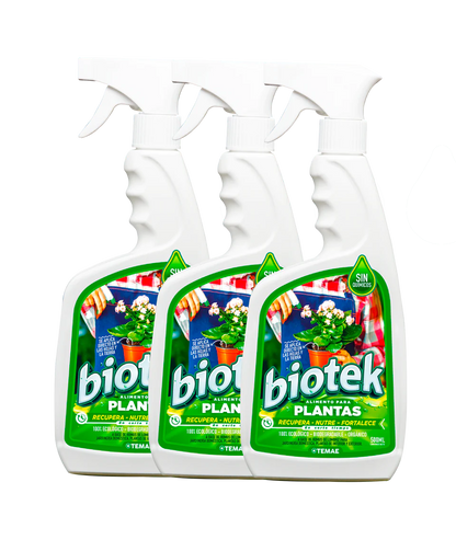 BIOTEK® ALIMENTO REVITALIZADOR DE PLANTAS EN 24H (500ML)