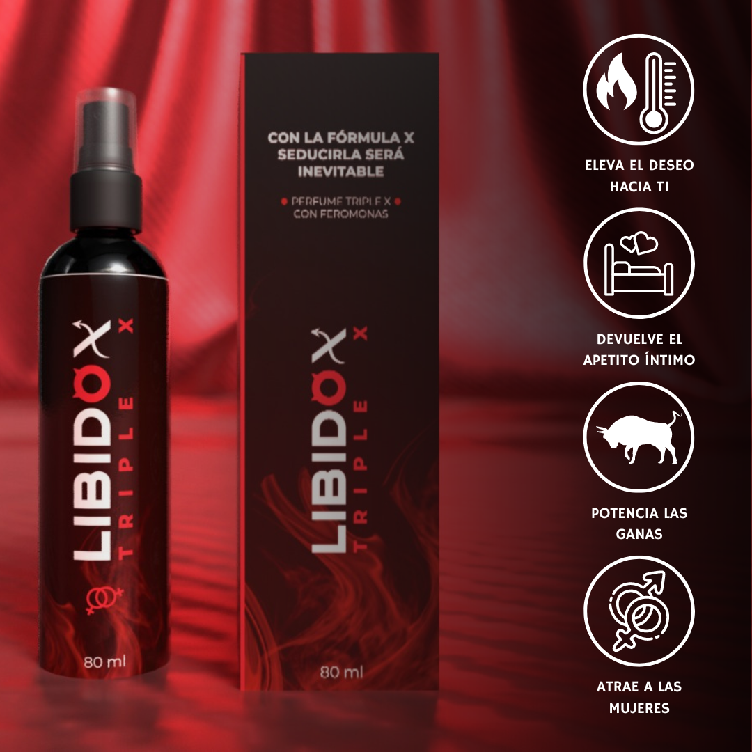 LIBIDOX TRIPLE X™- Perfume masculino con feromonas