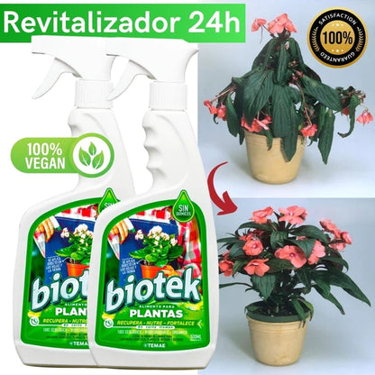 BIOTEK® ALIMENTO REVITALIZADOR DE PLANTAS EN 24H (500ML)